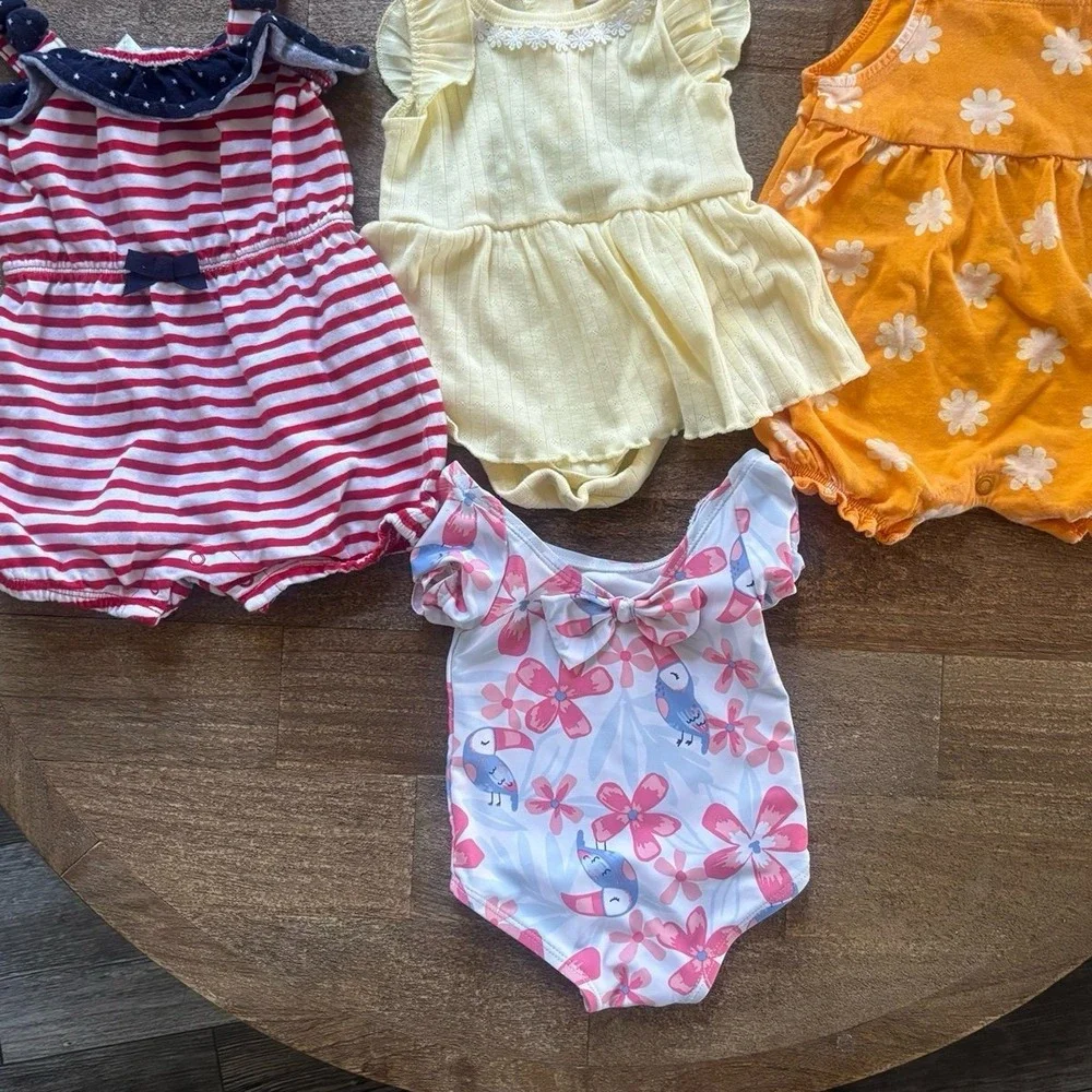 Baby‎ Girl Summer Clothing Bundle Size 0-3 Months